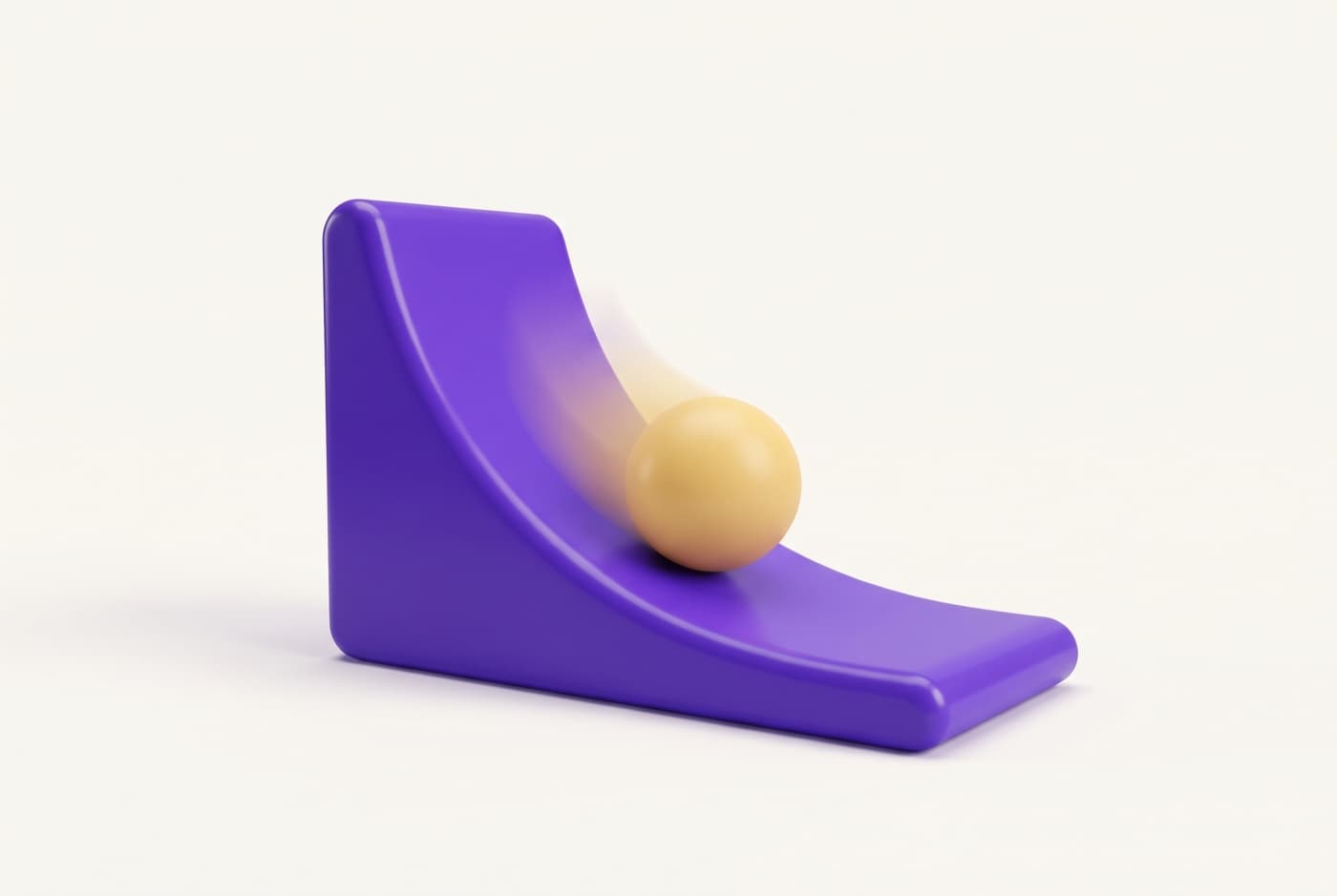 Esfera deslizándose sin fricción por una rampa
